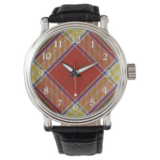 Relógio De Pulso Gibbs/Gibson Tartan Watch