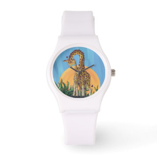 Relógio De Pulso Giraffe Mama e Bebê