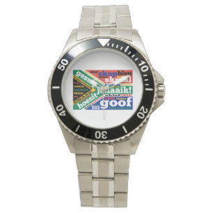 Relógio De Pulso Gíria sul-africana e coloquialismos