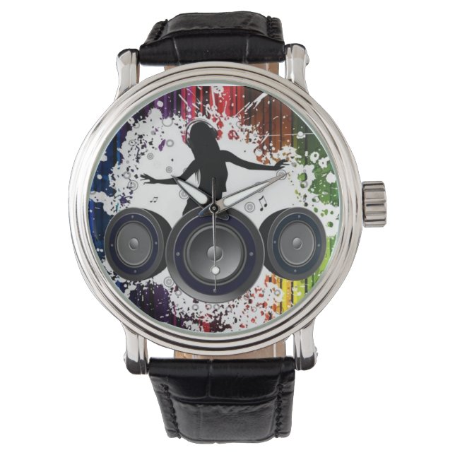 Relógio De Pulso Girl Rocker (Frente)