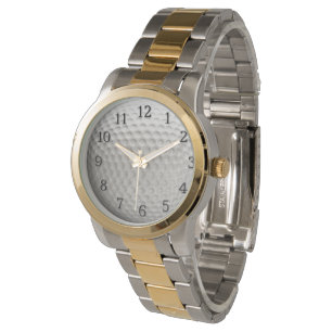 Relógio De Pulso Golf Ball com Números Negros Esporte