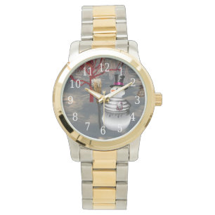 Relógio De Pulso Gothic Snowman Watch