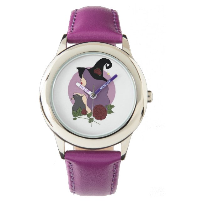 Relógio De Pulso Gótico Witch Women's Watch (Frente)