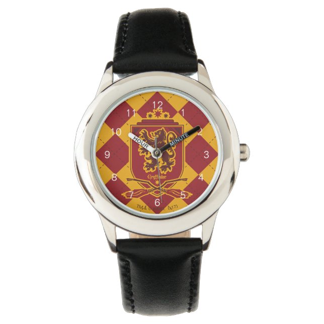 Relógio De Pulso Harry Potter | Gryffindor QUIDDITCH™ Crest (Frente)