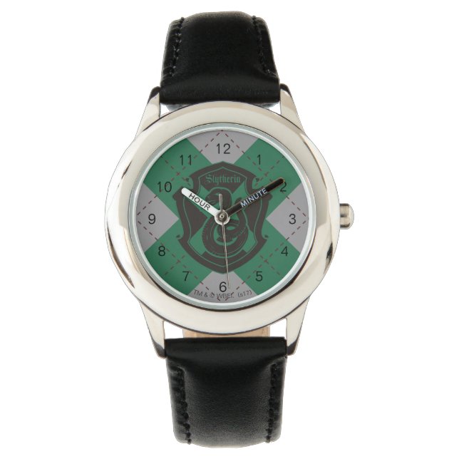 Relógio De Pulso Harry Potter| Slytherin House Pride Crest (Frente)