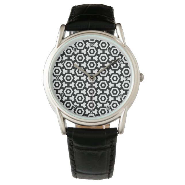 Relógio De Pulso Hexagon Rings Watch (Frente)