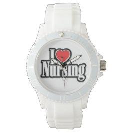 Relógio De Pulso "I Love Nursing"