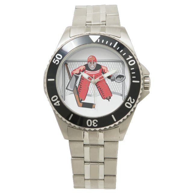 Relógio De Pulso Ice Hockey Goalie Watch (Frente)