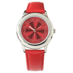 Relógio De Pulso Illusão Óptica Red Watch