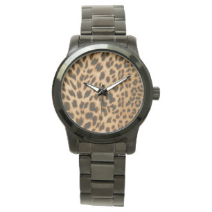 Relógio De Pulso Impressão do leopardo
