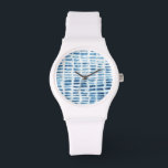 Relógio De Pulso Impressão Indigio Watercolor<br><div class="desc">Impressão Indigio Watercolor. Grace Popp. ID da imagem: 153151FN.</div>