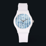 Relógio De Pulso Impressão Indigio Watercolor<br><div class="desc">Impressão Indigio Watercolor. Grace Popp. ID da imagem: 153151FN.</div>