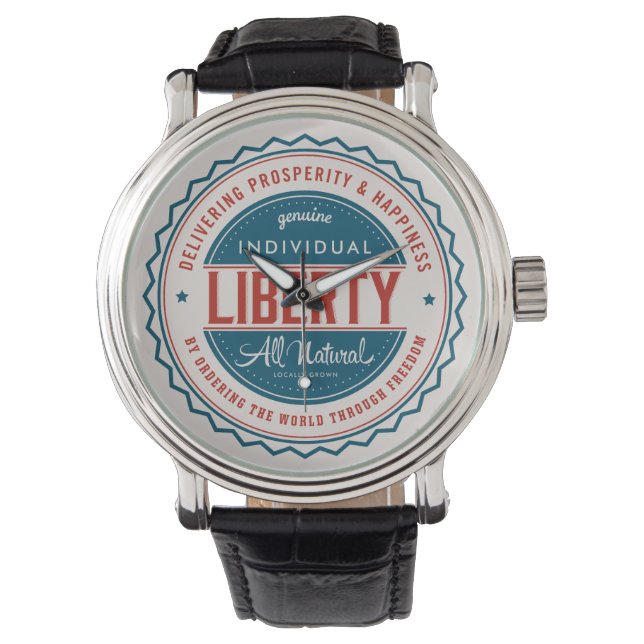 Relógio De Pulso individual Liberty Watch (Frente)