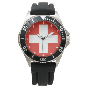 Relógio De Pulso Inspeção Personalizada da Força Aérea Suíça