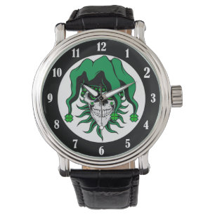 Relógio De Pulso Irish Jester Skull