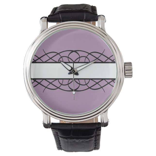 Relógio De Pulso Ivory Deco Flourish Watch (Frente)