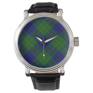 Relógio De Pulso Johnstone tartan Blue xadrez