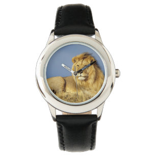 Relógio De Pulso Kids Classic Watch/Wildlife Lion