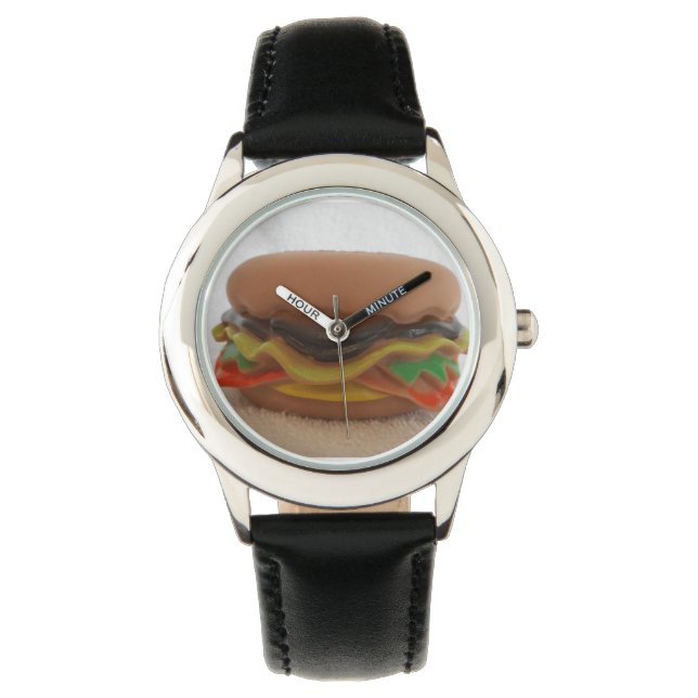 Relógio De Pulso Kids Hamburger Watch (Frente)