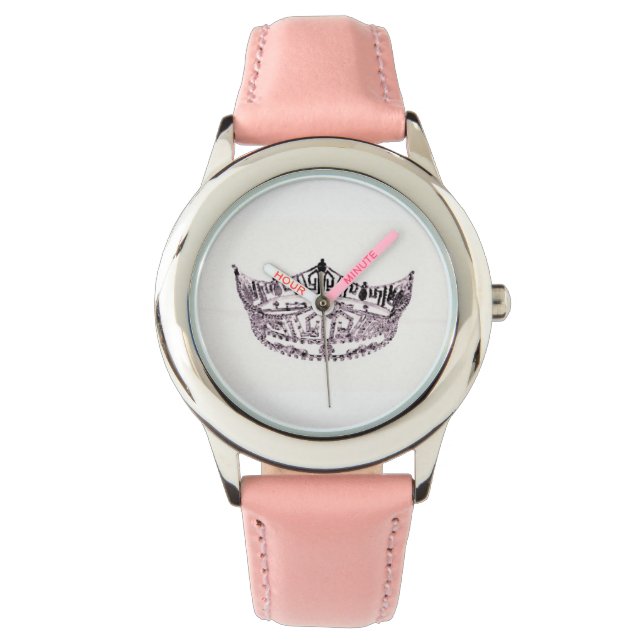 Relógio De Pulso Kids Pageant Crown Watch (Frente)