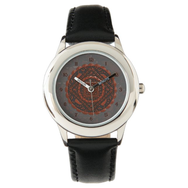 Relógio De Pulso Leo Mandala Watch (Frente)