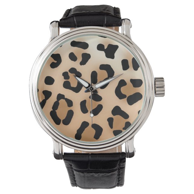 Relógio De Pulso Lepard Print Watch (Frente)