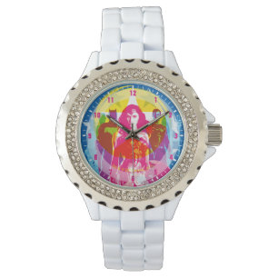 Relógio De Pulso Liga da Justiça Grupo Retro e Pop de Logotipo