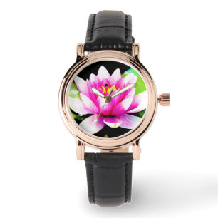 Relógio De Pulso Lily de água rosa