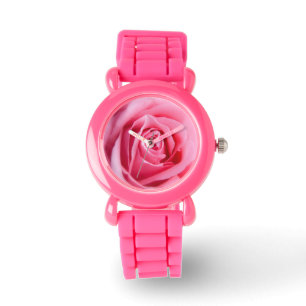 Relógio De Pulso Linda Rosa Rosa