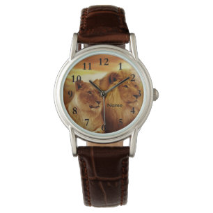 Relógio De Pulso Lions Wildlife Wrist Watch