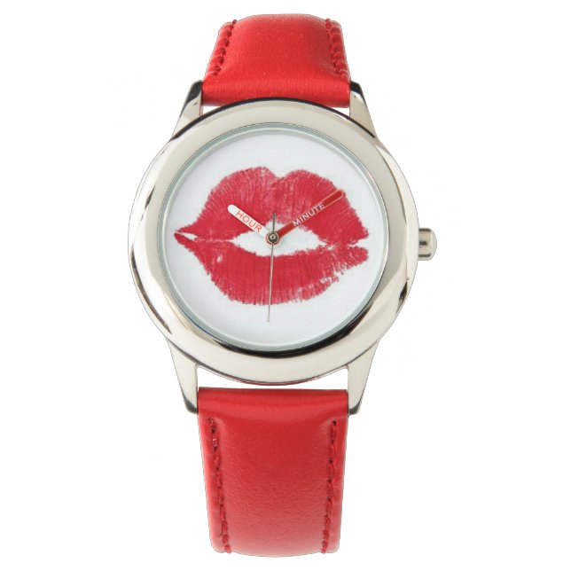 Relógio De Pulso Lipstick Kiss (Frente)