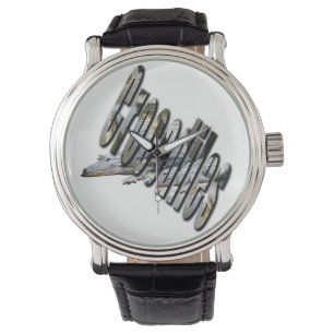 Relógio De Pulso Logotipo De Crocodilo E Crocodilo Australiano,