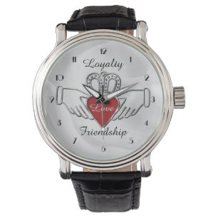 Relógio De Pulso Loyalty Amor Amizade Claddagh Wrist Watch