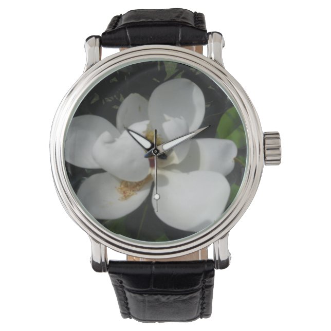 Relógio De Pulso Magnolia Bloom Watch (Frente)