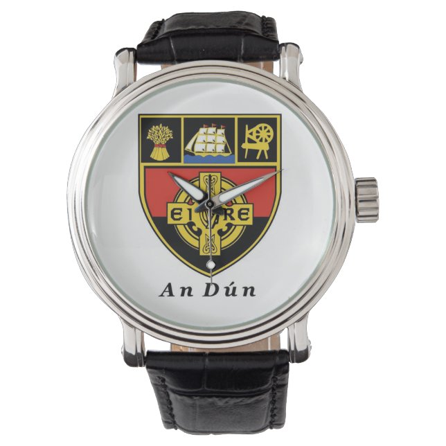 Relógio De Pulso Manchas Personalizadas do Condado de Irish's Watch (Frente)