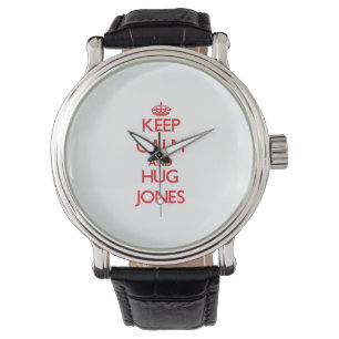Relógio De Pulso Mantenha calmo e abraço Jones
