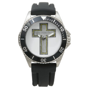 Relógio De Pulso Mantimento a tempo com Jesus.