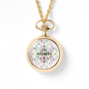Relógio De Pulso Mardi Gras Argyle Watch