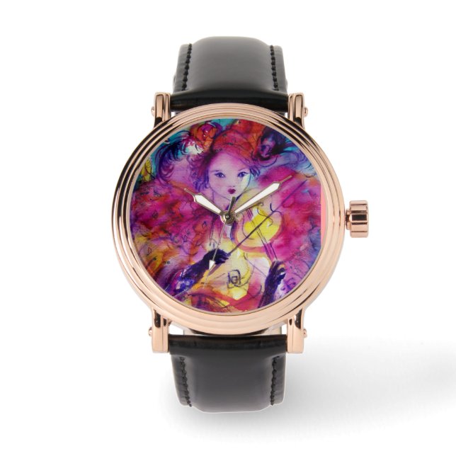 Relógio De Pulso Máscaras de Carnaval de mascarada/Veneza (Frente)