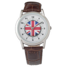 Relógio de pulso masculino com pulseira de couro m