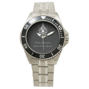 Relógio De Pulso Masonic Watch para o distinto mestre Mason