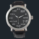 Relógio De Pulso Math Watch<br><div class="desc">Se você ama matemática,  vai adorar este relógio.</div>
