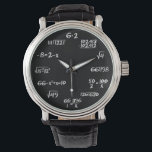 Relógio De Pulso Math Watch<br><div class="desc">Se você ama matemática, vai adorar este relógio.</div>
