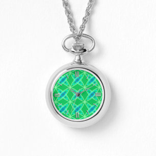 Relógio De Pulso Meio século Atômica moderno - Jade Green