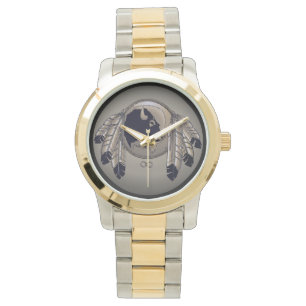 Relógio De Pulso Metis Watch First Nações Buffalo Art Wrist