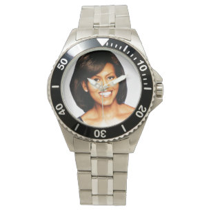 Relógio De Pulso MICHELLE OBAMA SMILILILING watch