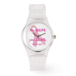 Relógio De Pulso Minha esperança está em você, Senhor, veja