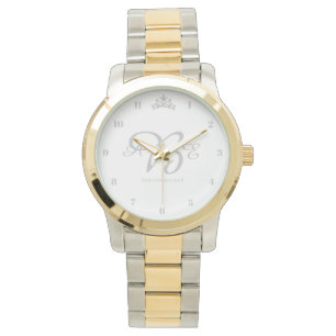 Relógio De Pulso Miss América & Pageant Rodeo Silver Crown Watch