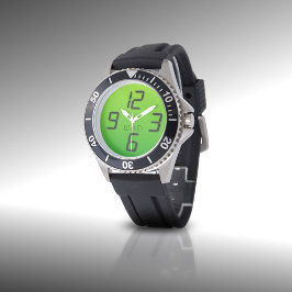 Relógio De Pulso Monitorização com Monograma do Pai Digital Faux Re