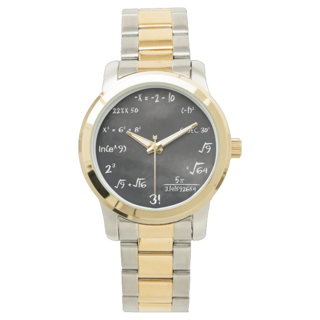 Relógio De Pulso Monitorização da Equação de Matemática (Frente)